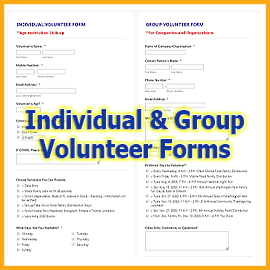 Volunteer Registration Forms